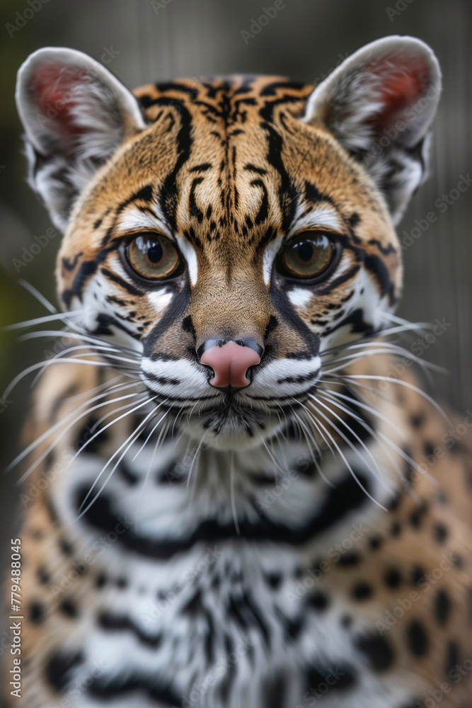 Obraz premium Portrait of an ocelot