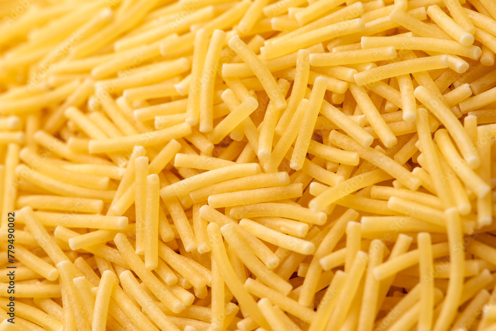 Sfondo di pastina per brodo, cibo italiano Sfondo di pastina per brodo, cibo italiano