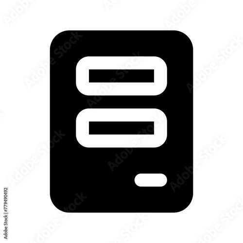 form glyph icon