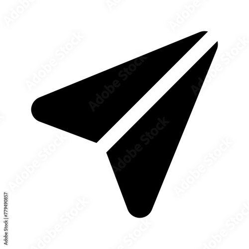 send message glyph icon