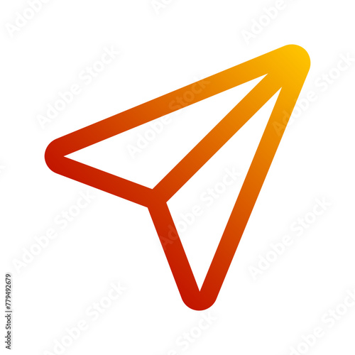 send message gradient icon