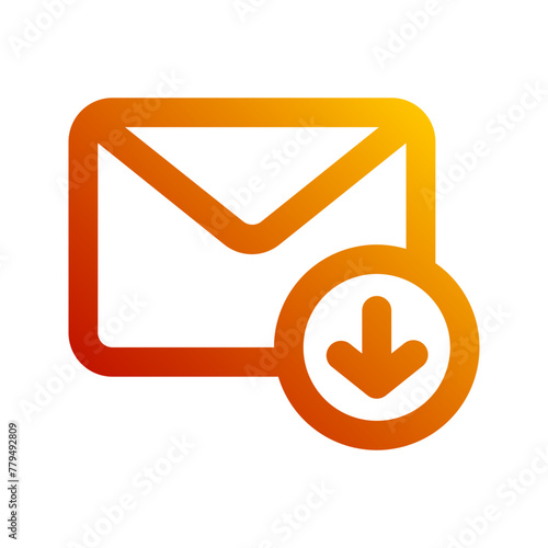 inbox gradient icon