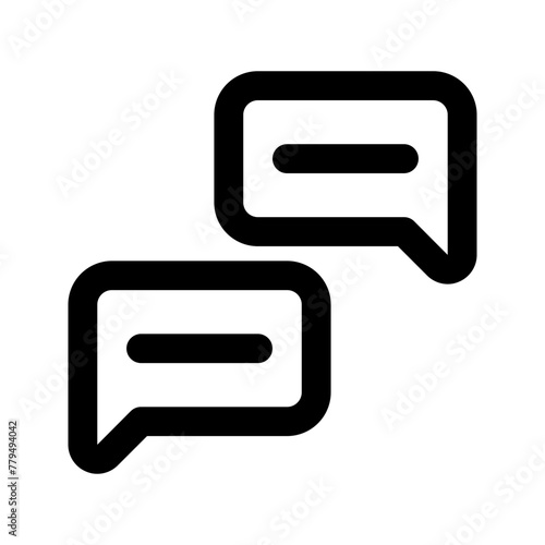 dialog line icon