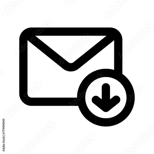 inbox line icon
