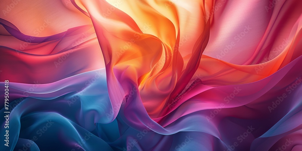 Obraz premium Abstract art featuring gradual and diffuse fresh tones, designed in a manner that integrates Documentary.