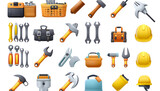 Consider the toolbox emoji symbolizing various tools and equipment used in construction repair  Generative AI