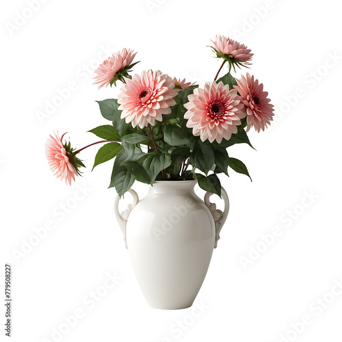 Wallpaper Mural Dahlia Flower in PNG format with transparent background Torontodigital.ca