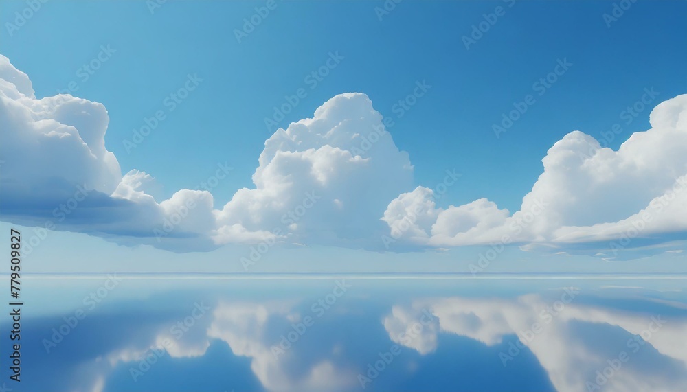 blue sky and beautiful clouds