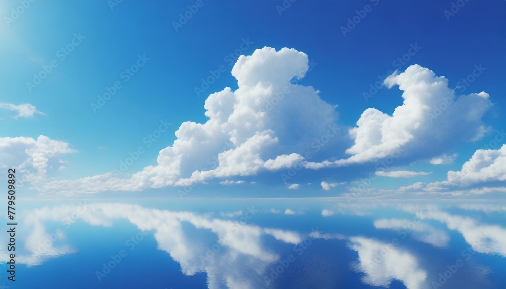 blue sky and beautiful clouds