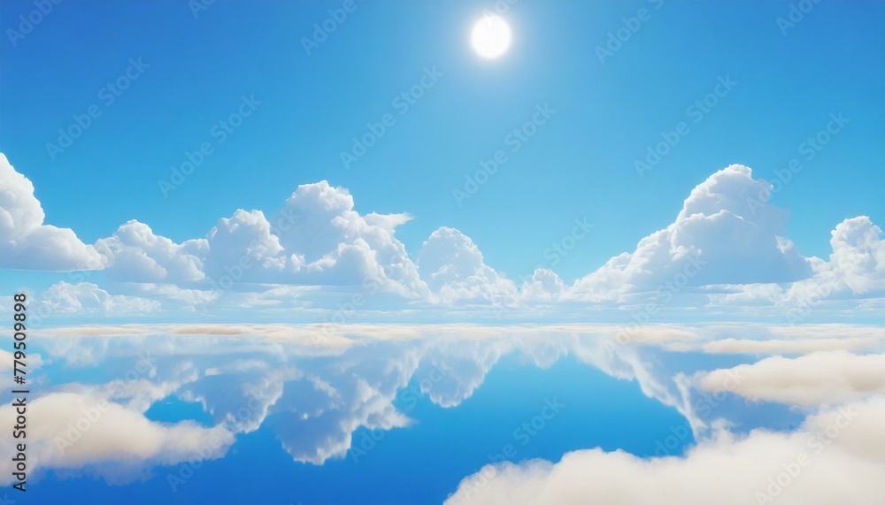 blue sky and beautiful clouds