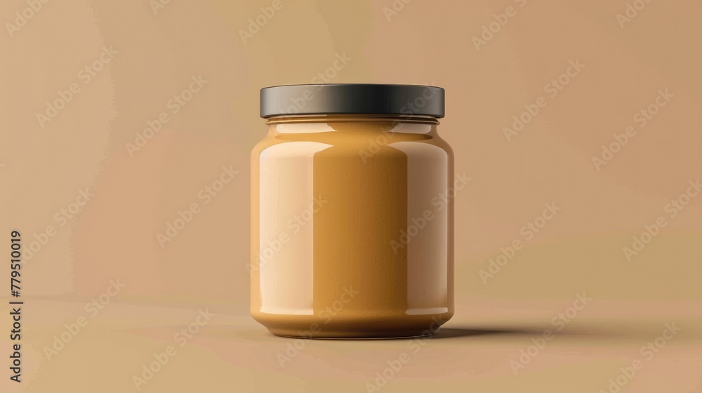 Peanut, Almond, and Nut Butter Jar Mockup with Blank Label for Your Branding and Advertising Needs. Perfect for Breakfast Foods and Snacks Peanut, Almond, and Nut Butter Jar Mockup with Blank Label for Your Branding and Advertising Needs. Perfect for Breakfast Foods and Snacks