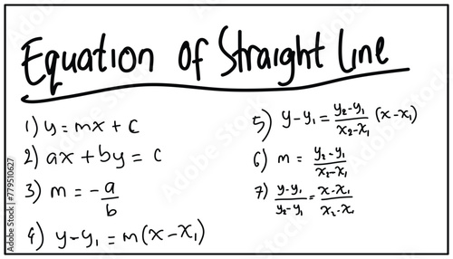 Mathematical formulas for children and adults. English alphabet. Vector illustration. Mathematics problem illustration design element. basic element graphic resource