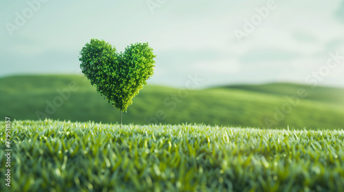 Heart Topiary Wallpaper photo