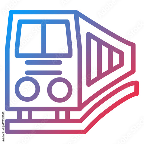 Vector Design Train Icon Style