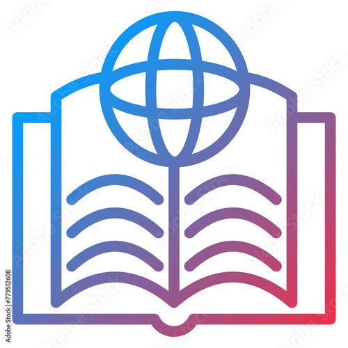 Vector Design Encyclopedia Icon Style