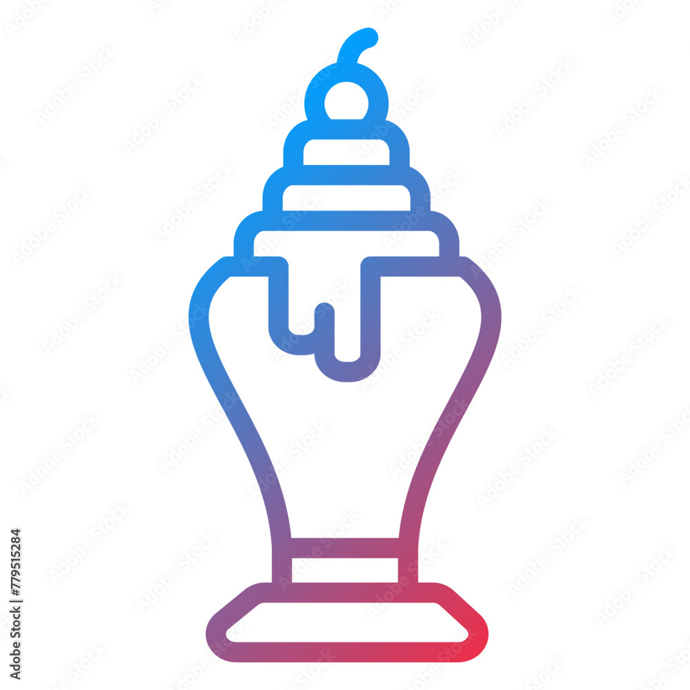 Vector Design Cream Soda Icon Style Vector Design Cream Soda Icon Style