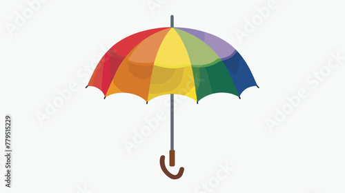 Umbrella LGBT flag. gay lesbian bisexual and transgen