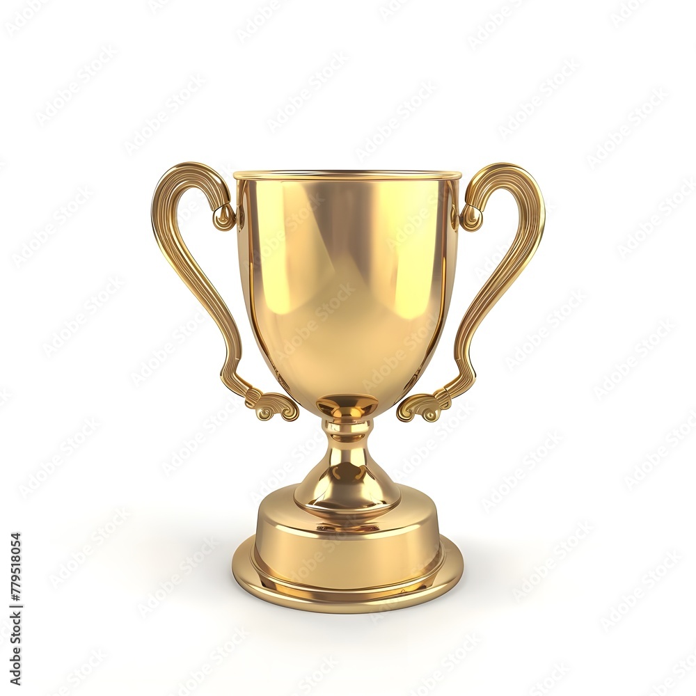 3D rendered gold trophy cup on white background, featuring a collection of futuristic and classic trophy cup designs. 3D rendered gold trophy cup on white background, featuring a collection of futuristic and classic trophy cup designs.