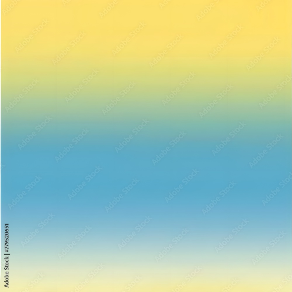 Rectangular design with a gradient of yellow and blue hues, creating a simple yet visually appealing image.