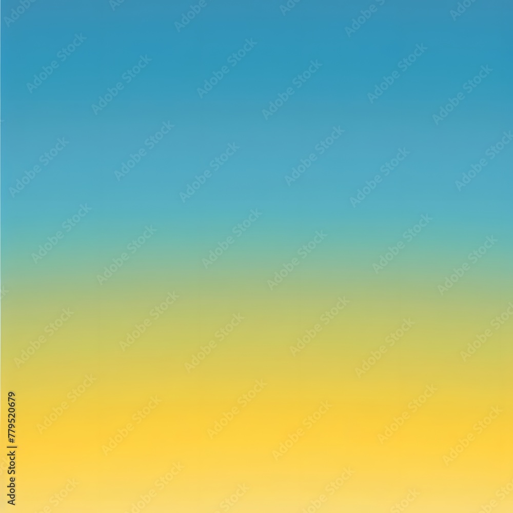 Rectangular design with a gradient of yellow and blue hues, creating a simple yet visually appealing image.