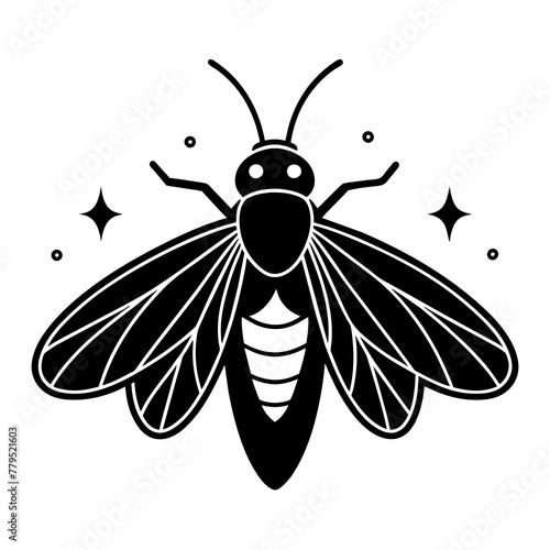 fairfly vector, black bee silhouette vector illustration,icon,svg,fairfly characters,Holiday t shirt,Hand drawn trendy Vector illustration,bee on black background
