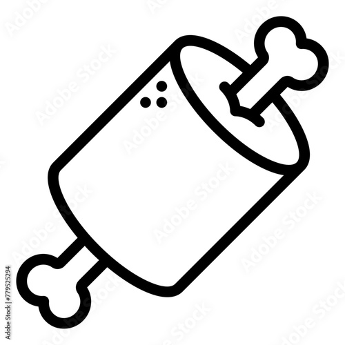 Meat butcher icon