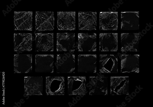 Plastic Wrap Overlay Textures Set