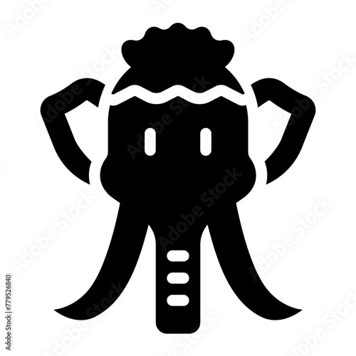 Mammoth animal icon
