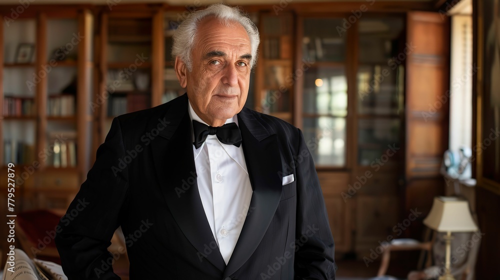 A famous director in a tuxedo A famous director in a tuxedo