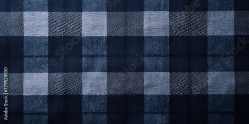 navy blue dark natural cotton linen textile texture background banner panorama silk satin curtain pattern with copy space for photo text or product