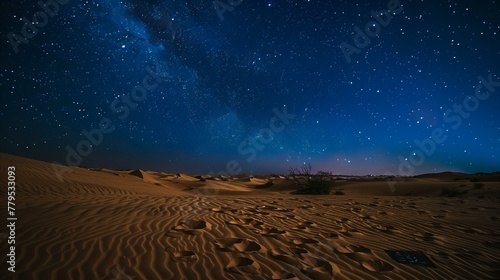 night in the desert