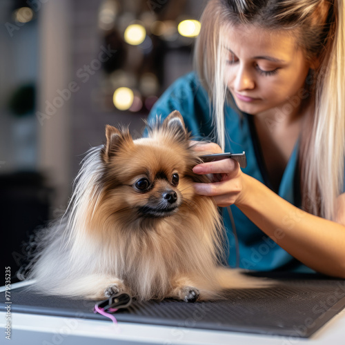 Pet Pampering: Expert Grooming with Gentle Precision