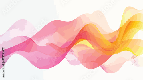 Abstract Background With Wave Gradient Shape. For Your