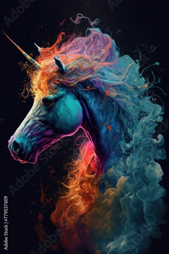 The universal colorful explosion of a Unicorn