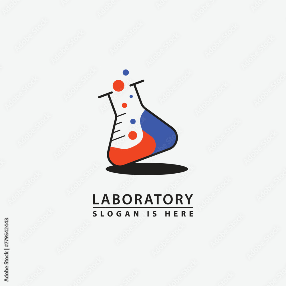 Vector laboratory icon logo design. Good for medical, business and digital use. Vector laboratory icon logo design. Good for medical, business and digital use.