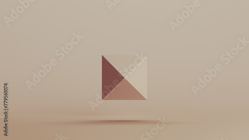Pyramid face geometric shape solid structure neutral backgrounds soft tones beige brown top view 3d illustration render digital rendering Free Download Pyramid face geometric shape solid structure neutral backgrounds soft tones beige brown top view 3d illustration render digital rendering - GFXLoad