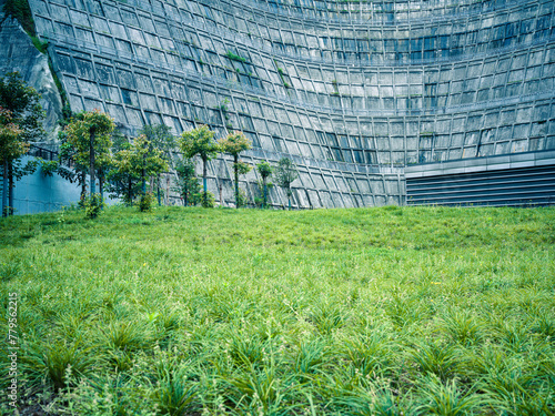 Hillside protection at the Tuwan Rail Station in Shapingba District, Chongqing, China.
 photo