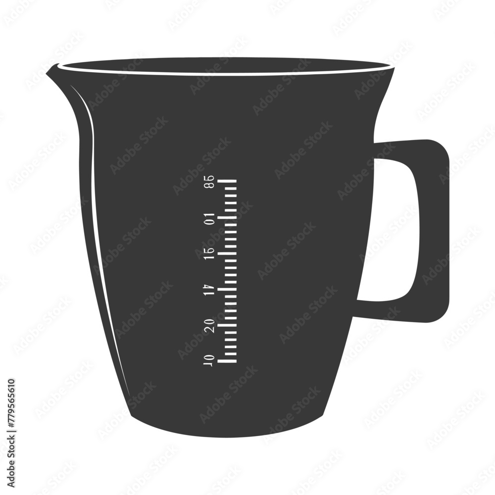 Silhouette Measuring Cup black color only Silhouette Measuring Cup black color only