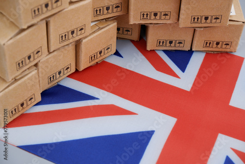 Fotografie Goods made in UK concept