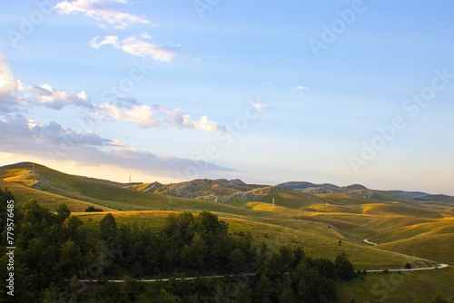Incredible beauty of the undulating Morine plateau in Bosnia and Herzegovina