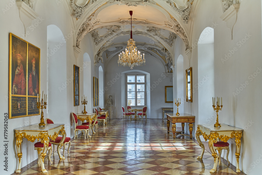 Naklejka premium Salzburg and its architectural beauties