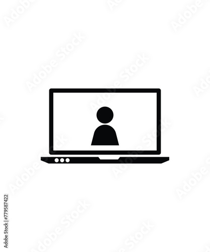 online talk icon, vector best flat icon.