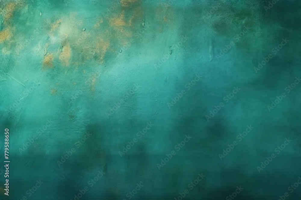 Dark green mint sea teal jade emerald turquoise abstract background. Color gradient blur.