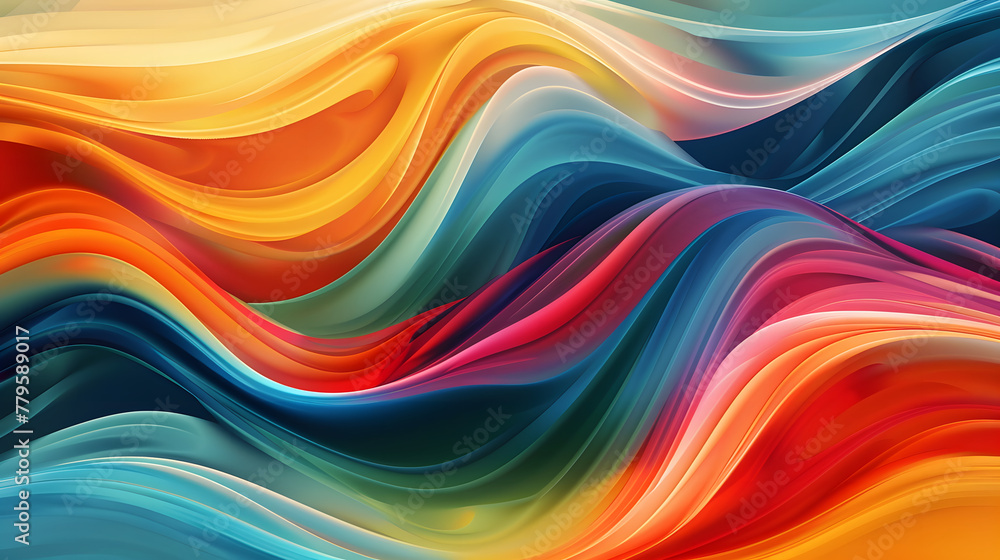 Seamless Waves: A Spectrum of Colorfull Textures Wallpaper Seamless Waves: A Spectrum of Colorfull Textures Wallpaper