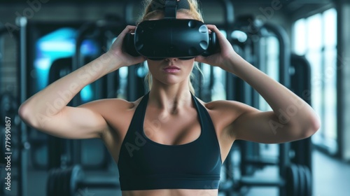 Gym Workout with Virtual Reality Tech