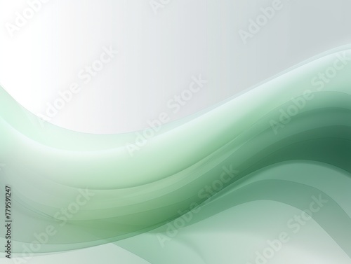 Green gray white gradient abstract curve wave wavy line background for creative project or design backdrop background