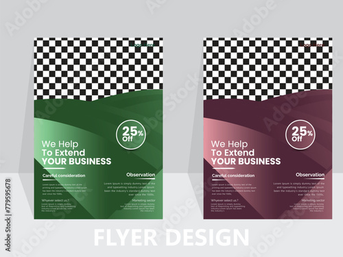 Business Flyer design template.