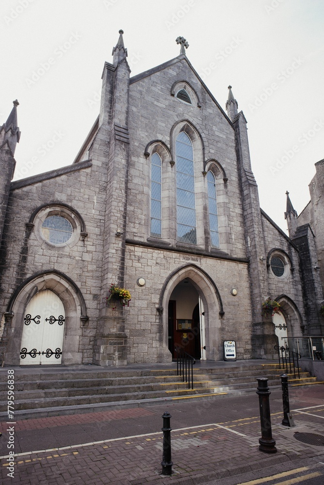 Vertical shot of St. Augustine Catholic Church in Galway, Ireland