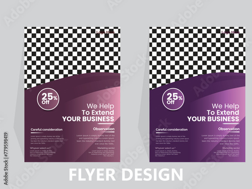 Business Flyer design template.