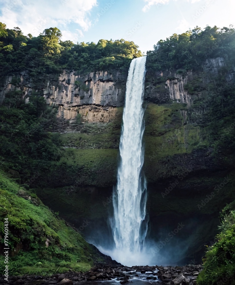 Fototapeta premium waterfall in the mountains